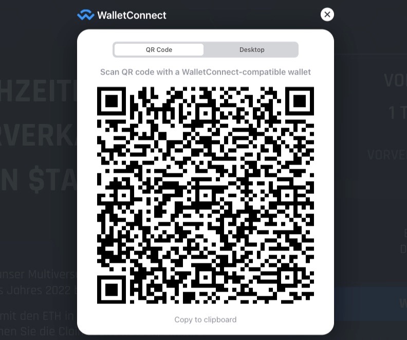 WalletConnect RobotEra