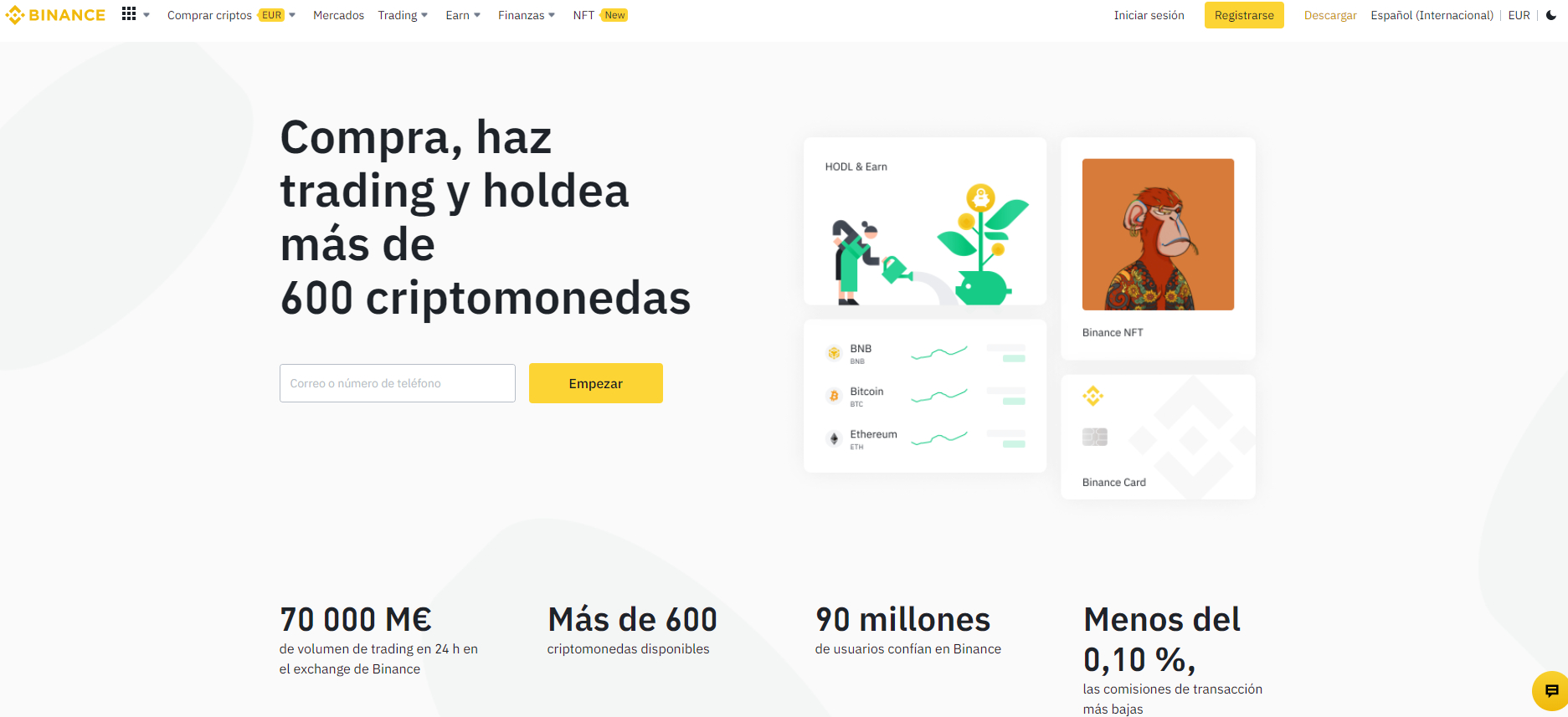 mejor exchange criptomonedas binance