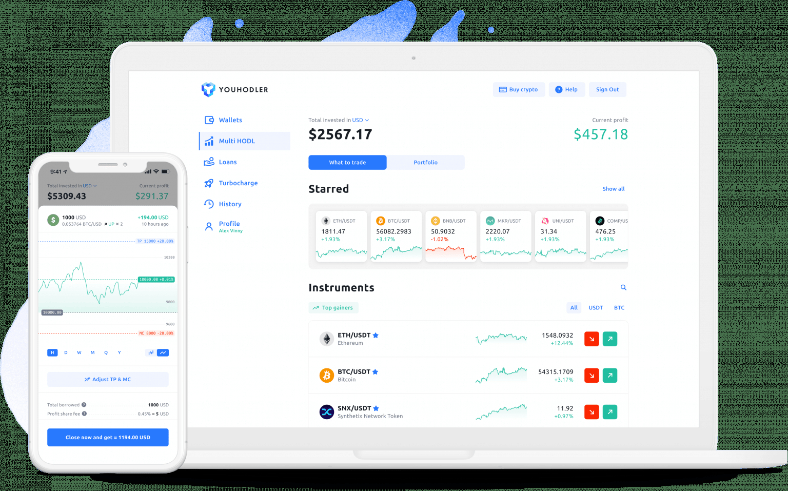 YouHodler - Exchange completo e intuitivo per lo staking