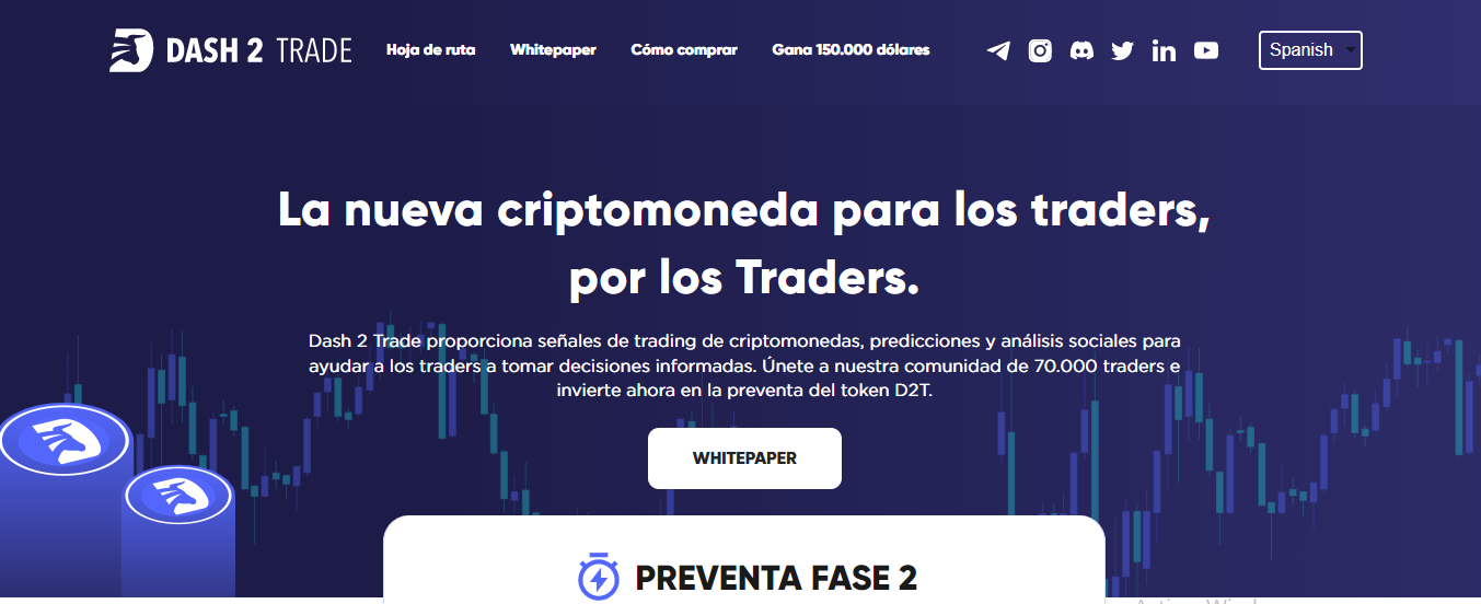criptomonedas mas buscadas Dash 2 trade