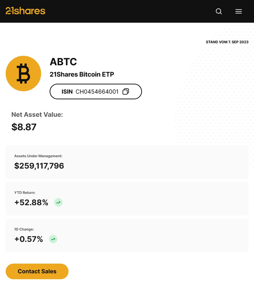 Bitcoin-ETPs