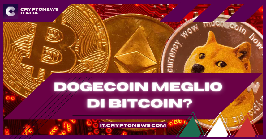 Dogecoin &amp;egrave; meglio di Bitcoin? La provocazione di Alex Valaitis