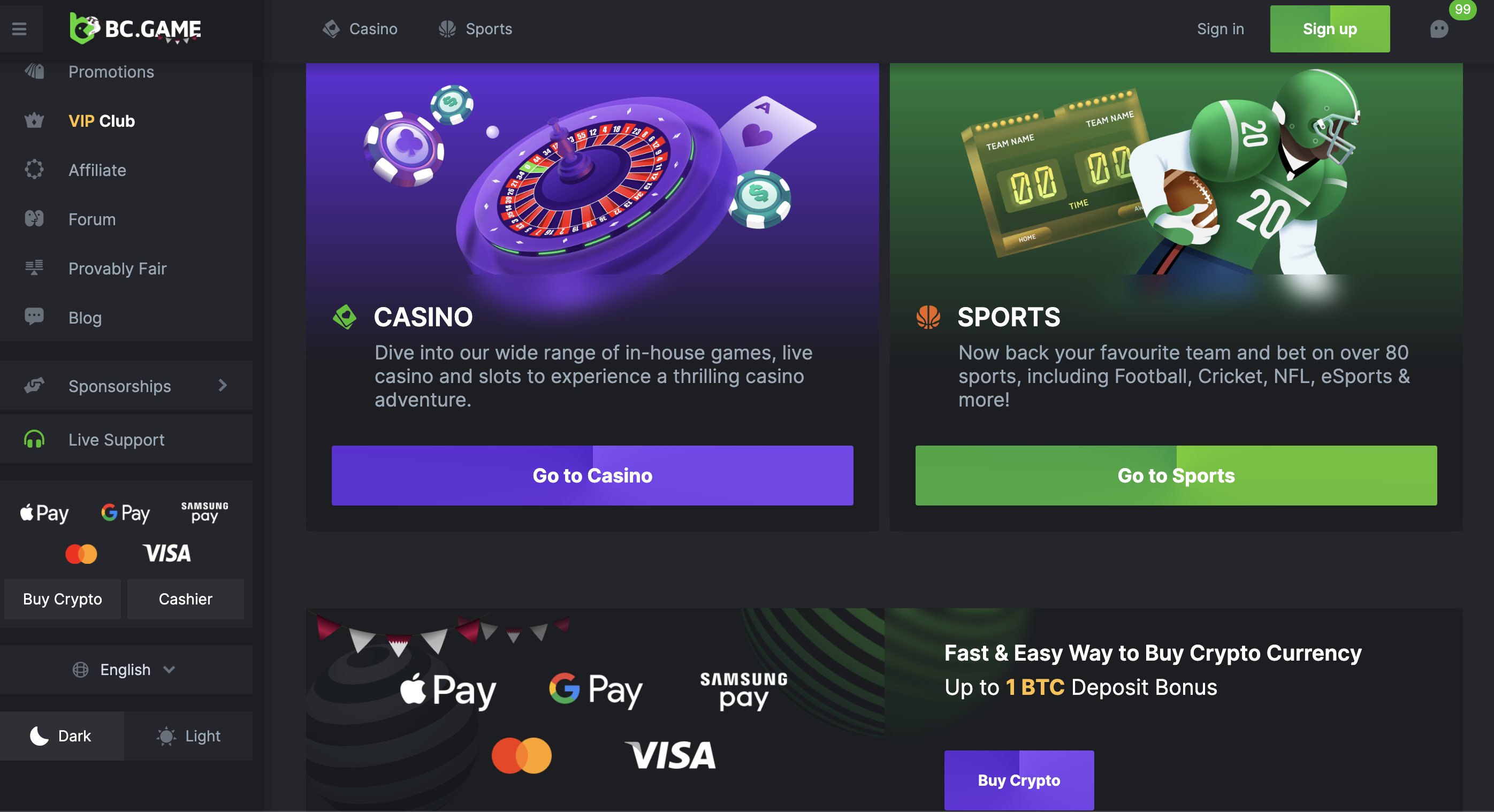 Best online casino bonus codes