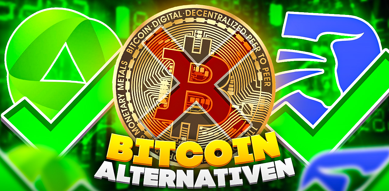 Bitcoin Alternative? ➡️ 5 Kryptowährungen im Vergleich