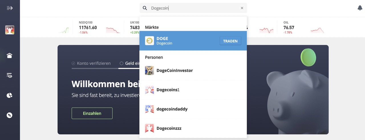Dogecoin kaufen bei eToro