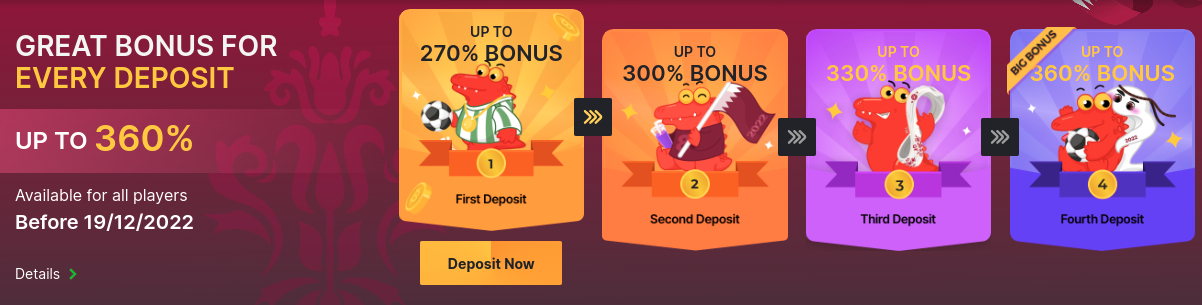 Deposit bonus