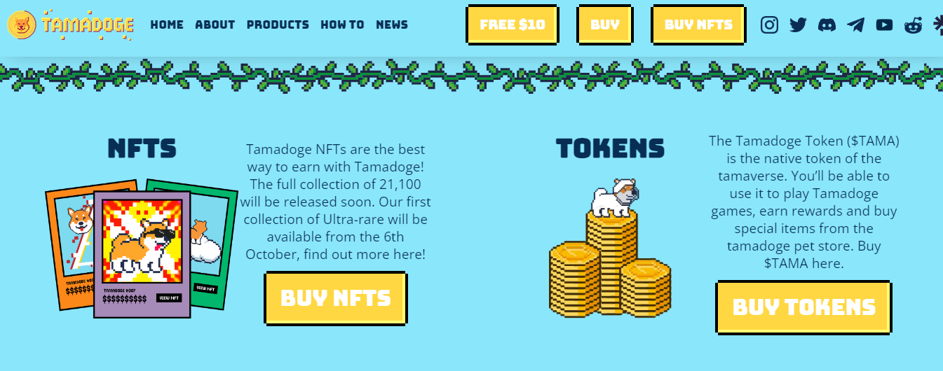 como comprar tamadoge NFT