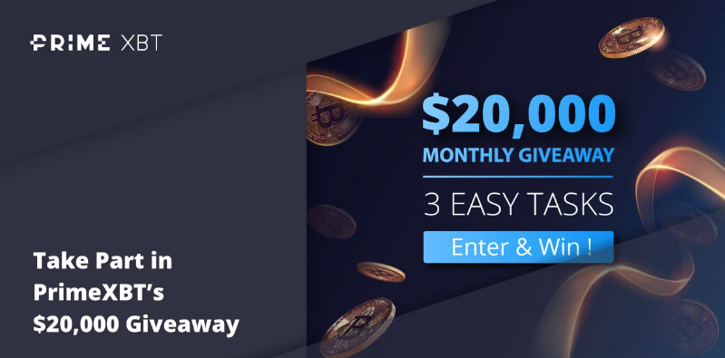 Giveaway: PrimeXBT distribue 20 000$ en Bitcoin et tout le monde peut participer