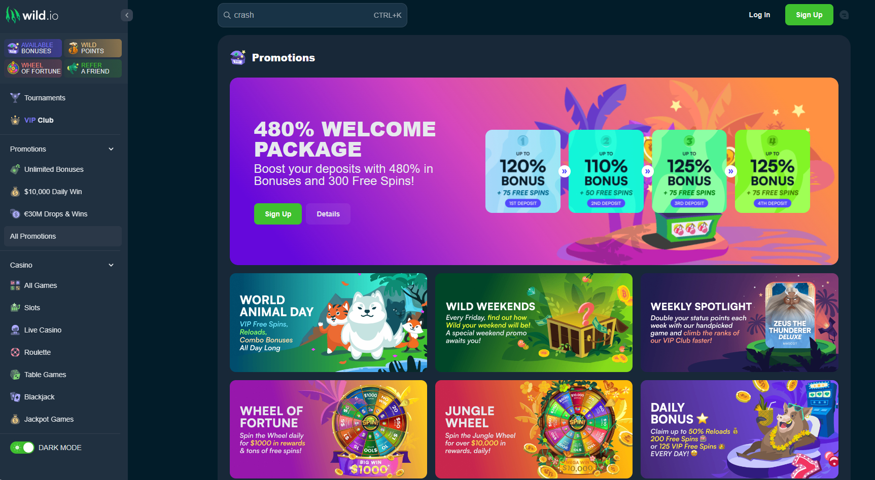 Wild.io welcome package