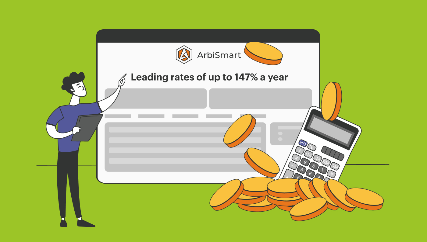 ArbiSmart Biedt tot wel 147% APY