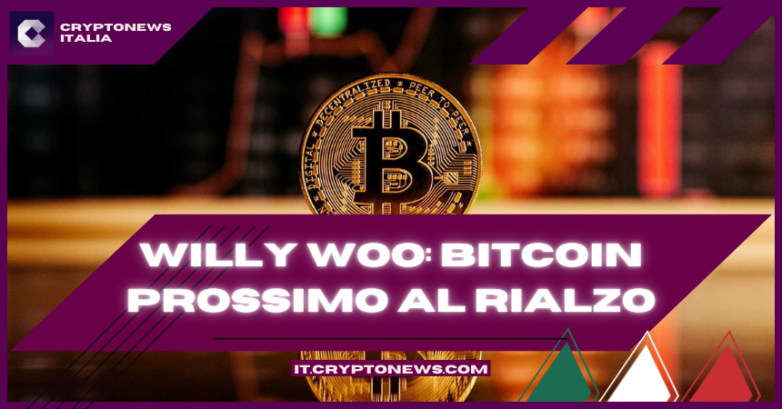 Bitcoin prossimo alla ripresa? L’esperto di criptovalute Willy Woo ne è convinto. Ecco perché.