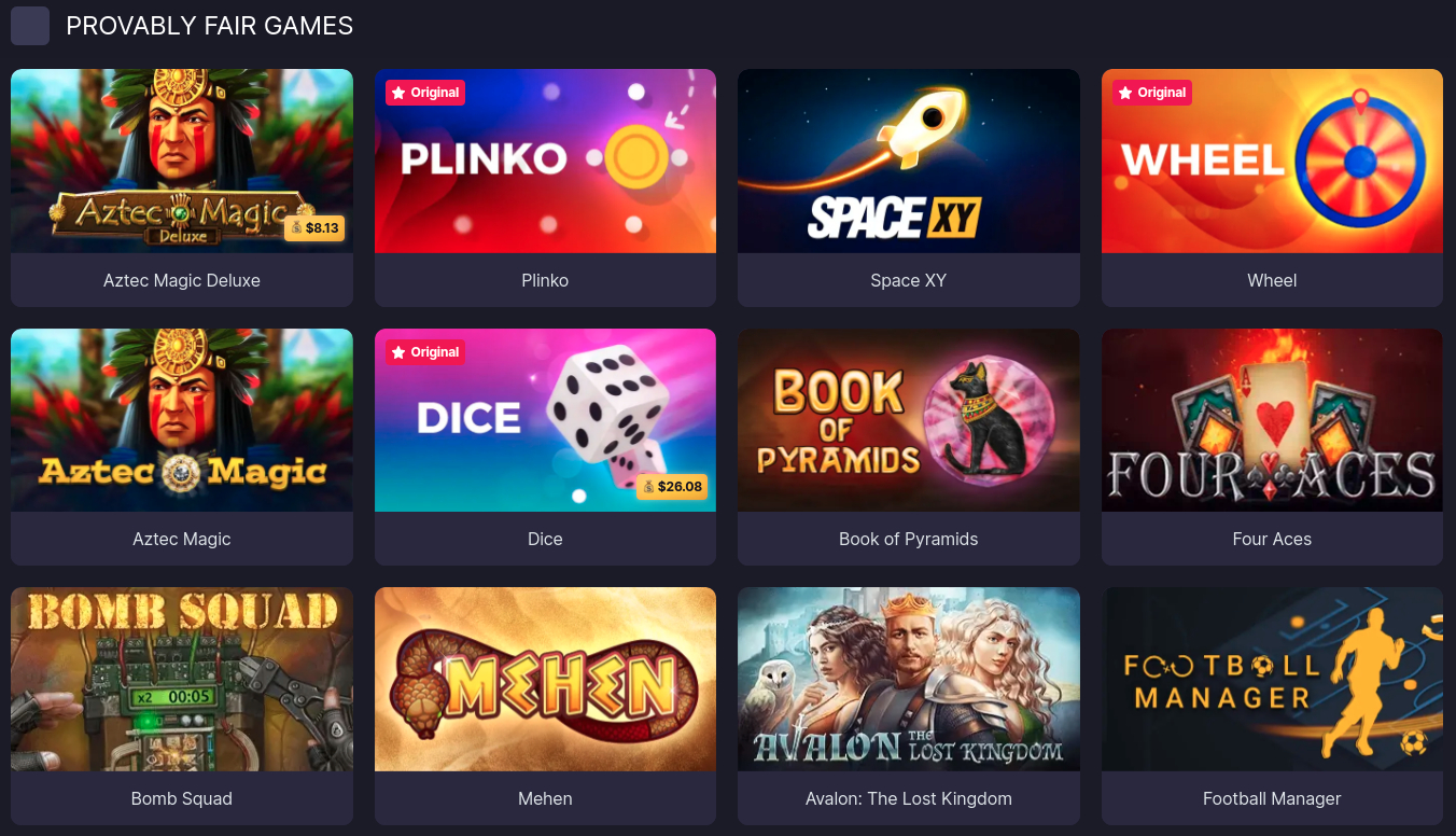 Provably Fair Games On Bitstarz Casino