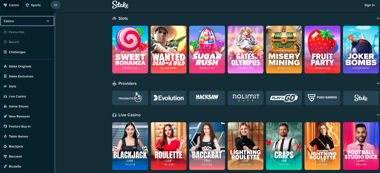 stake casino