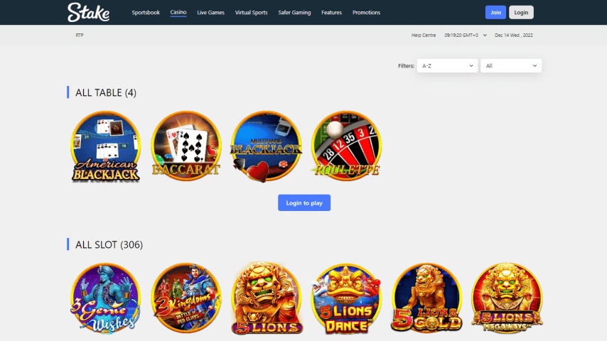 Stake Crypto Casino and Gambling Review