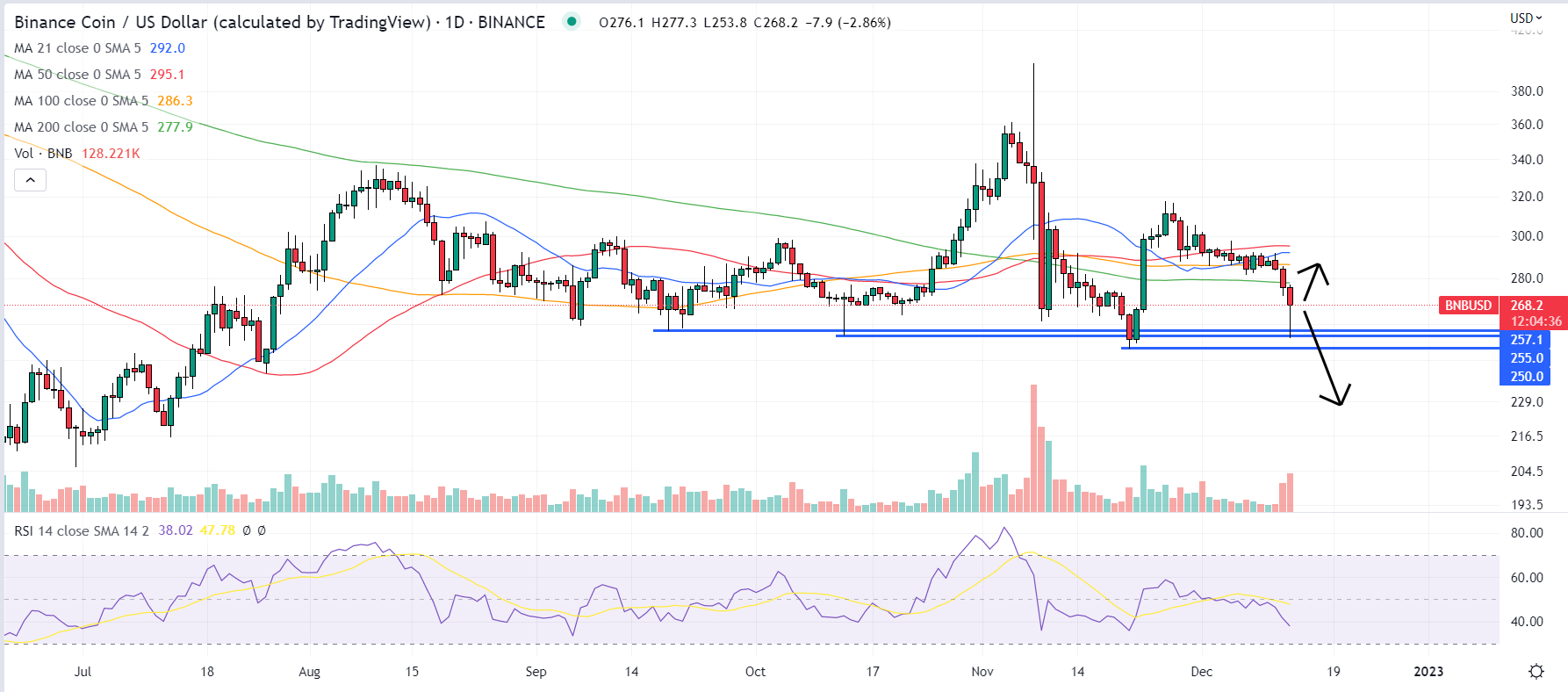 Previsione del valore di BNB: gli investitori temono che Binance sia vicino al crollo – Ecco la prossima direzione di BNB