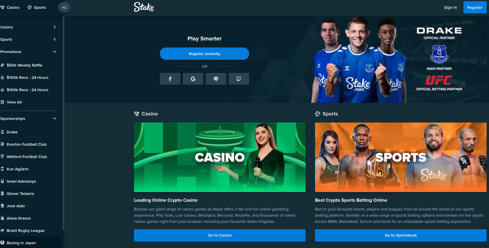 Stake Casino Registration