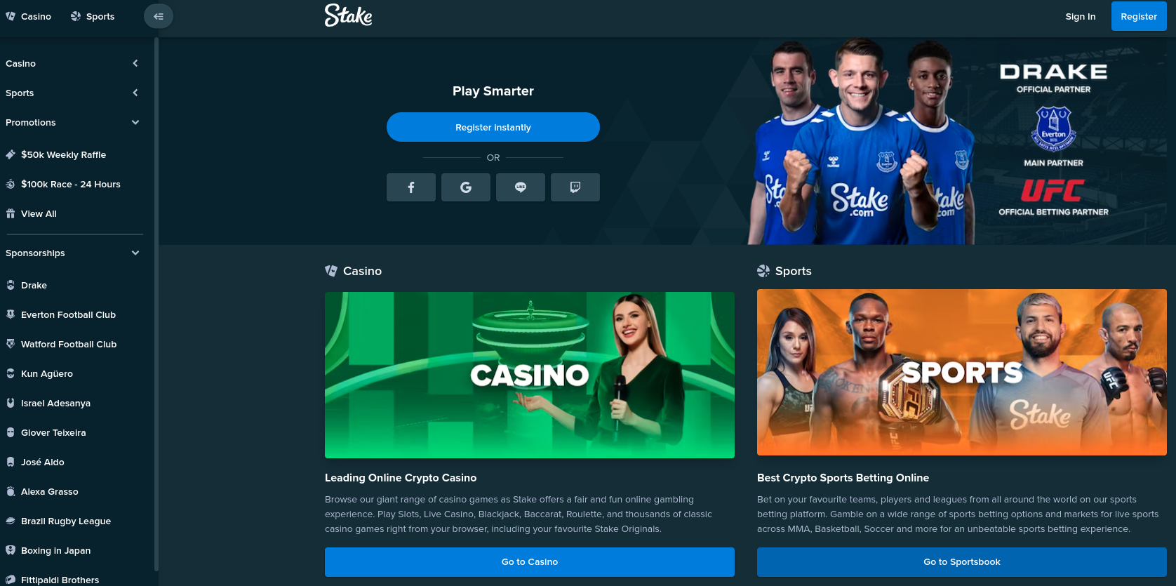 Stake Casino Registration