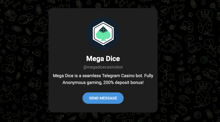 Mega Dice Telegram Casino Bot