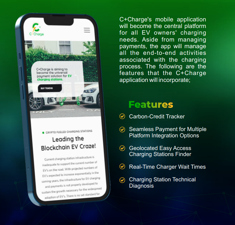 De app van C+Charge (CCHG)