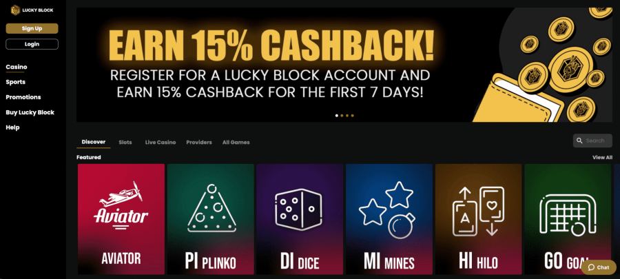 Lucky Block Casino Review & Bonus Codes for December 2023