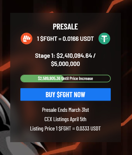 FightOut (FGHT) Presale