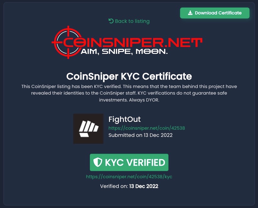 Coinsniper FGHT