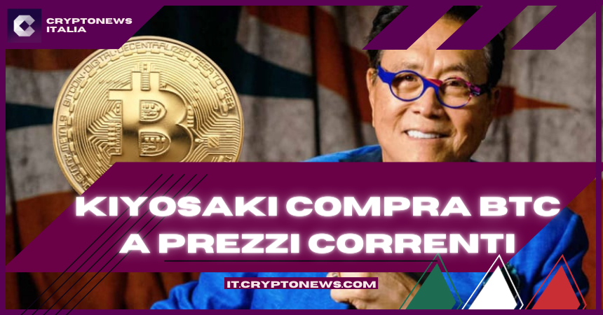 Robert Kiyosaki, padre ricco, padre povero non sa niente di BTC