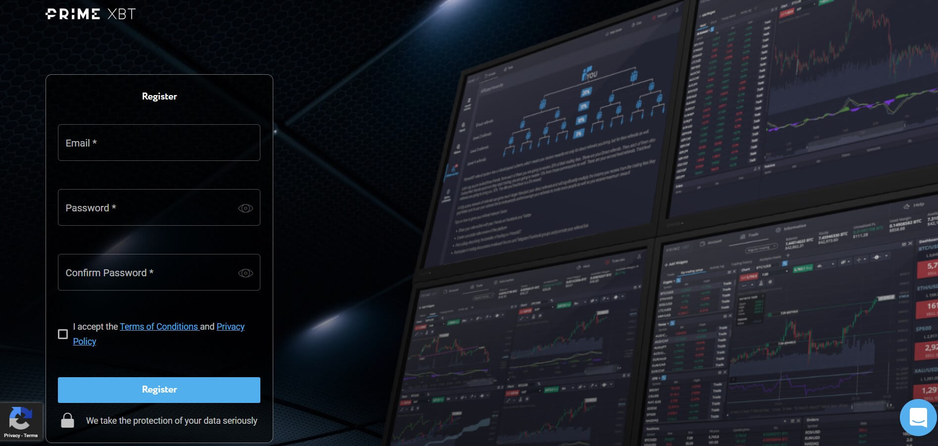 Registrazione Prime XBT