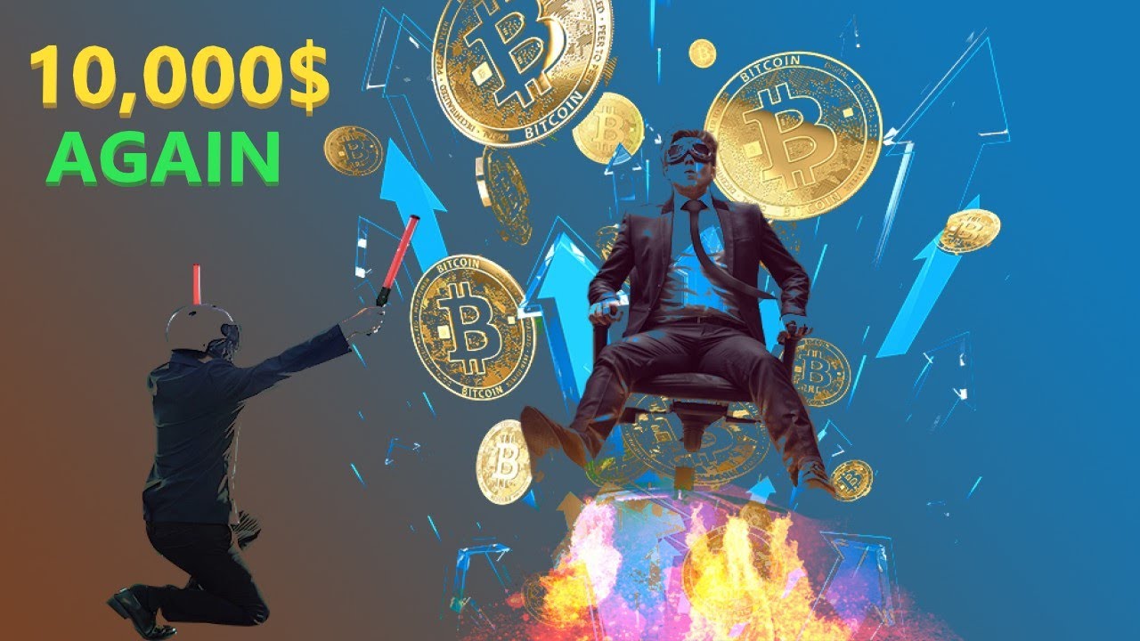 BITCOIN POUSSE FORT RETOUR AUX 10,000$