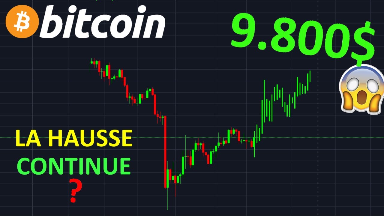 BITCOIN 9800$ EN LIGNE DROITE !? btc analyse technique crypto monnaie