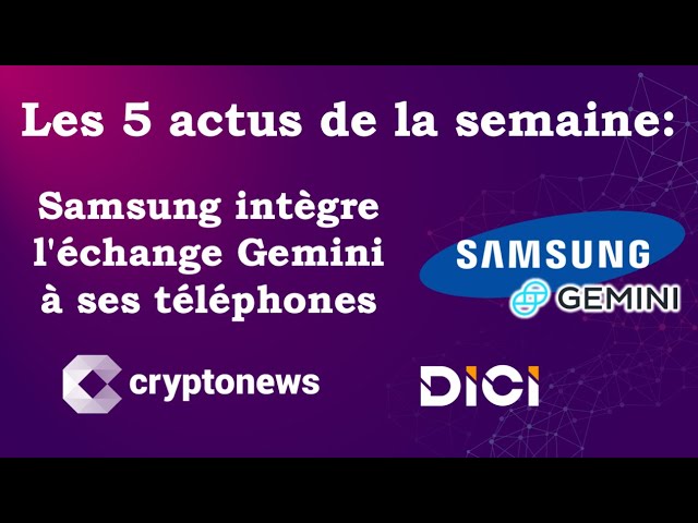 Les 5 actus de la semaine (25 au 29 mai 2020) / Cryptonews