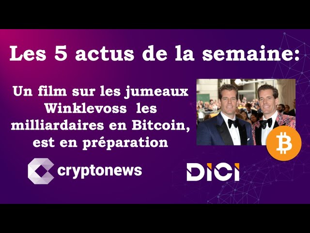 Les 5 actus cryptos de la semaine (du 8 au 12 juin 2020). Cryptonews.