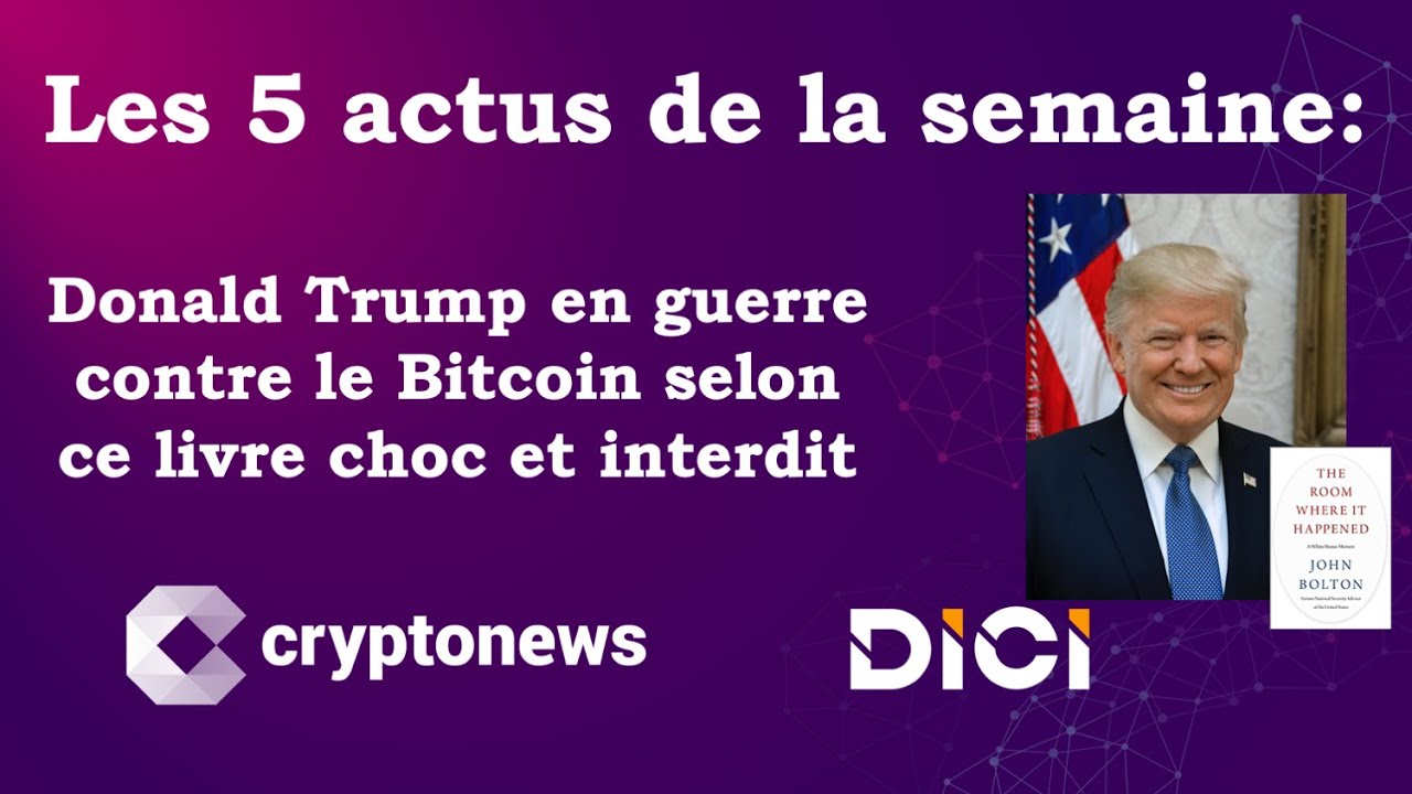 Les 5 actus cryptos de la semaine (du 15 au 19 juin 2020) de Cryptonews.