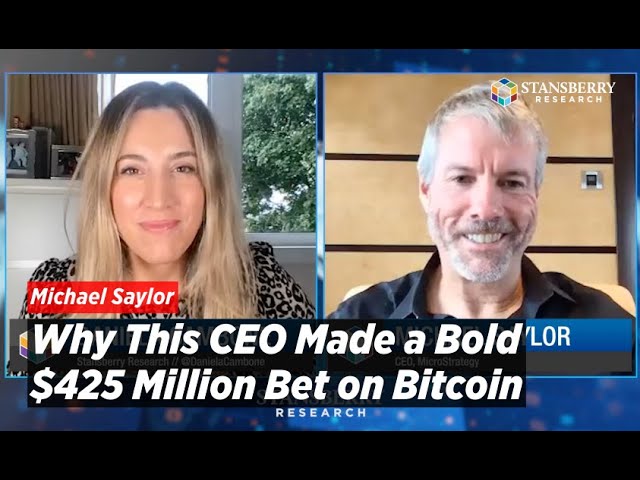 Michael Saylor on Why He Made a Bold USD 425 Million Bitcoin Bet