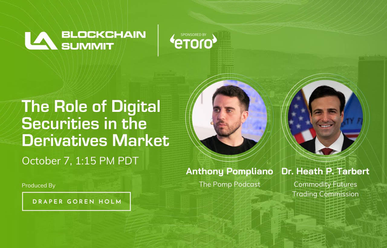 CFTC Chairman Heath Tarbert on Crypto Regulation