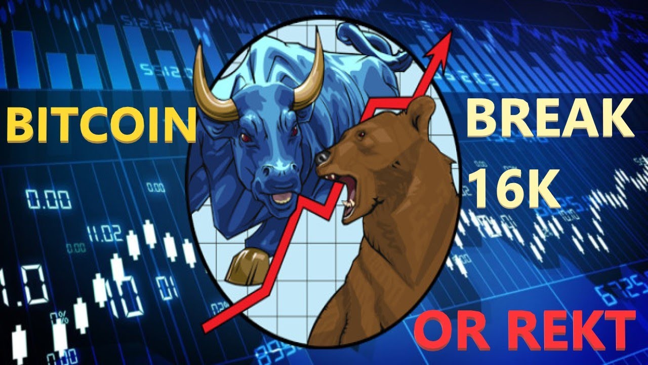 BITCOIN ça PASSE ou ça CASSE à 16,000$ ?