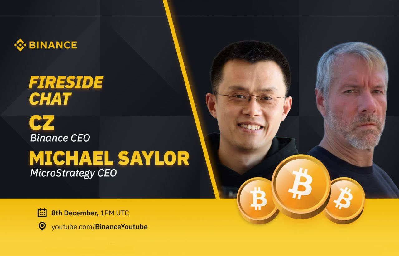 A Fireside Chat w/ CZ Binance & Michael Saylor