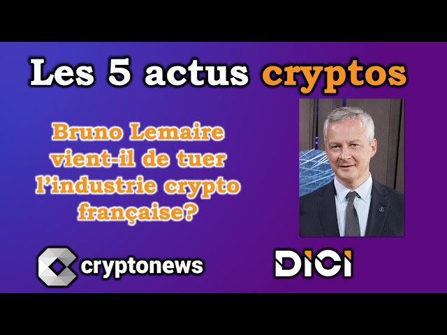 Les 5 actus cryptos de la semaine: Bruno Lemaire, MicroStrategy, Bitcoin, Apple, Venezuela
