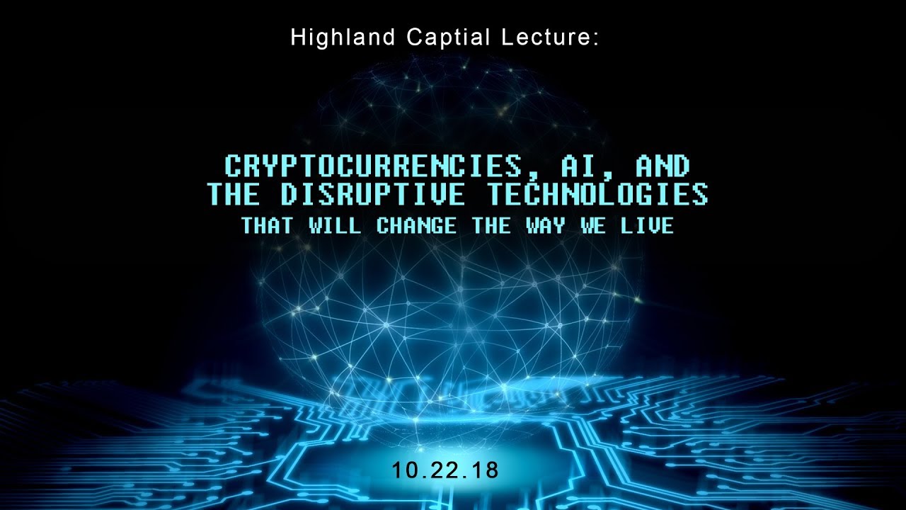 Cryptocurrencies, AI, and Disruptive Technologies
