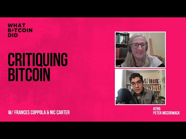 Critiquing Bitcoin with Frances Coppola & Nic Carter