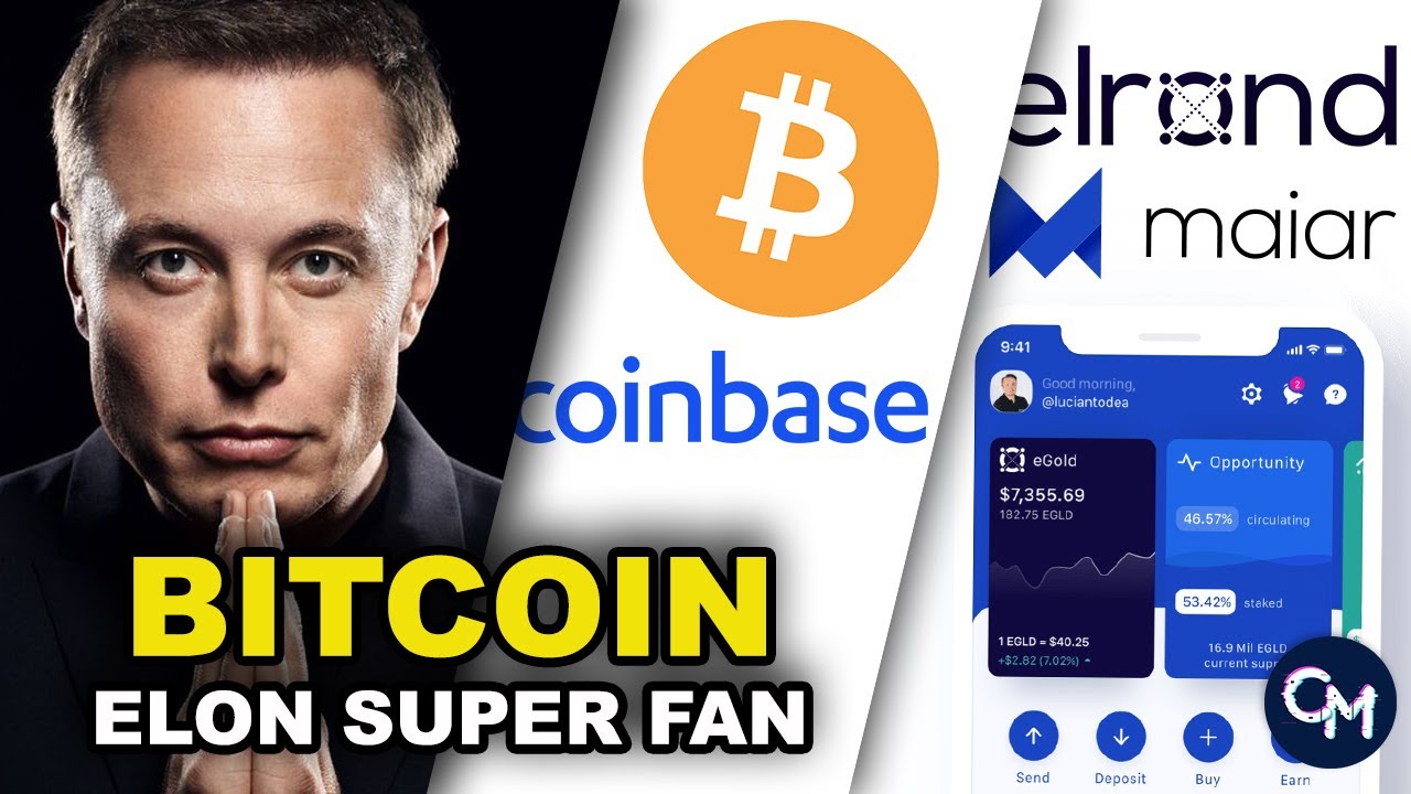 BITCOIN ELON MUSK SUPER FAN ! DEAL OTC 15K BTC COINBASE ! MAIAR WALLET de ELROND