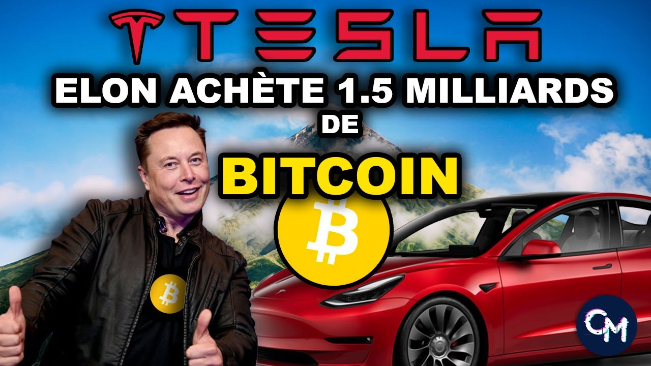 BITCOIN ? TESLA ACHÈTE 1 MILLIARD ET DEMI CASH ! APPLE LE SUIVANT ?!