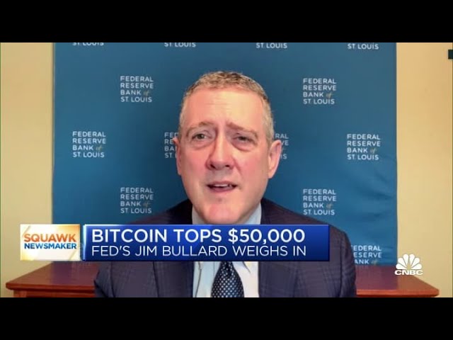 Fed’s Jim Bullard: Bitcoin is a Rival to Gold
