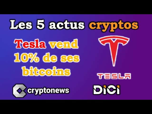 Les cinq actus cryptos de la semaine. Tesla, Japon, USA, Argentine, Cardano, Bitcoin, Régulation…