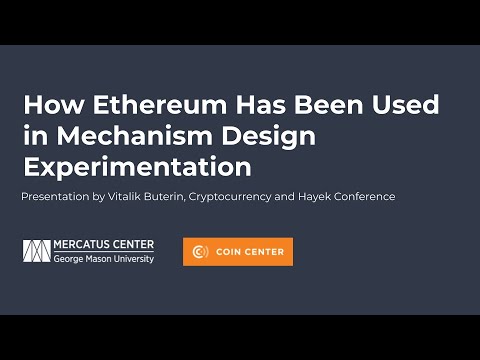 Vitalik Buterin: Mechanism Design Experimentation in Blockchains