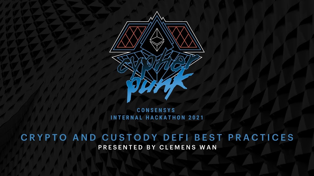 Crypto & DeFi Custody Best Practices – A Workshop