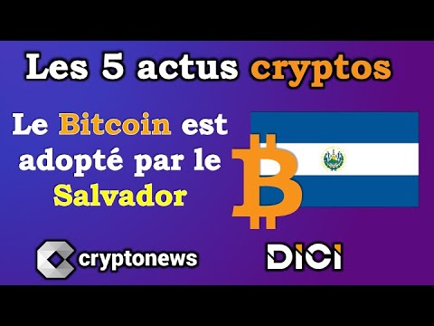 Les 5 actus cryptos de la semaine: Salvador, Bitcoin, NFT, Ukraine, portefeuille BTC