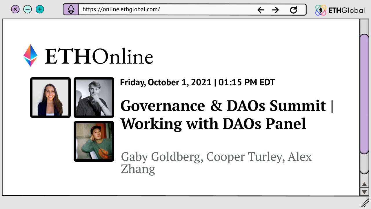 Working for DAOs Panel