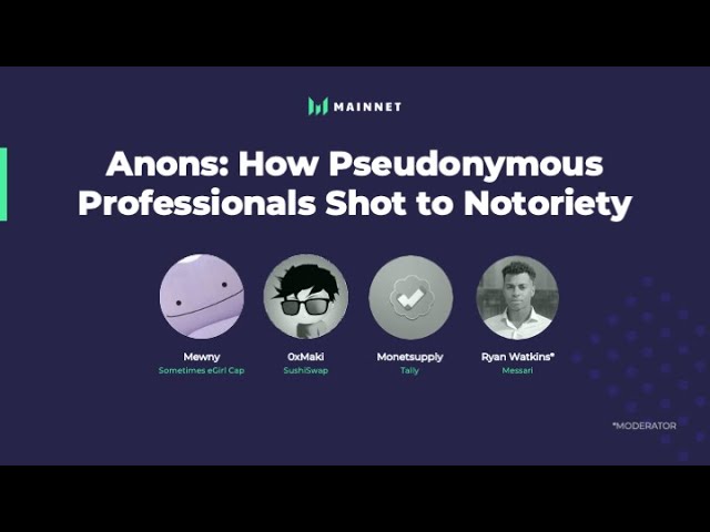 Anons: How Pseudonymous Professionals Shot to Notoriety