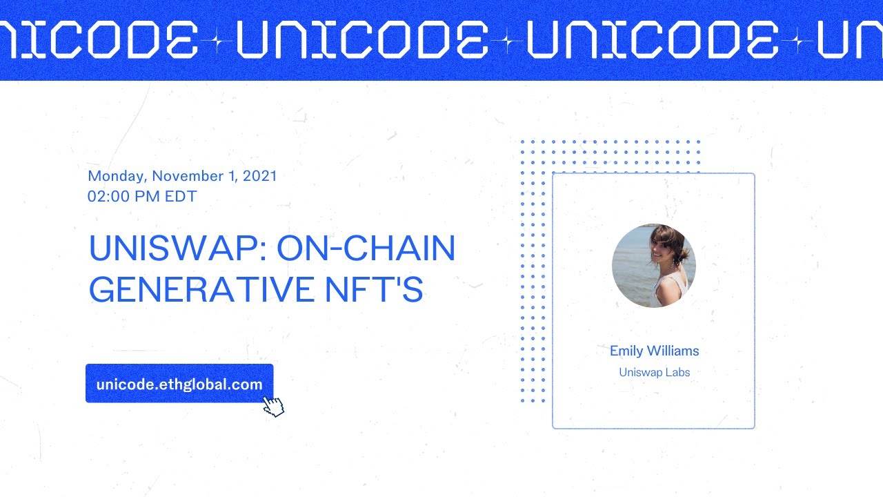 Uniswap: On-Chain Generative NFTs